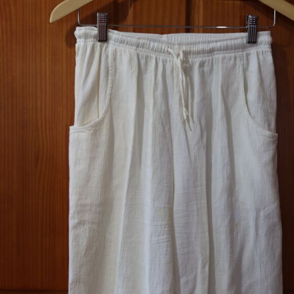 Republic Blues Vintage Wide Leg Pull-On Pants Vacation Chic Summer Pants - Picture 3 of 10